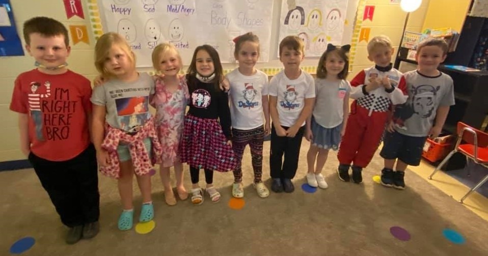 Primary students dress like favorite character