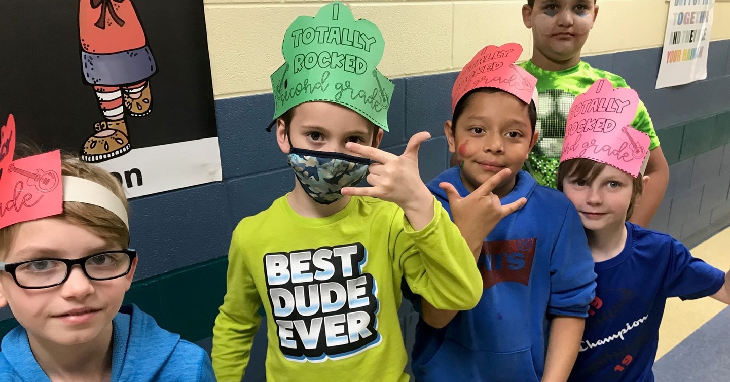 2nd graders rocked 2nd grade hats