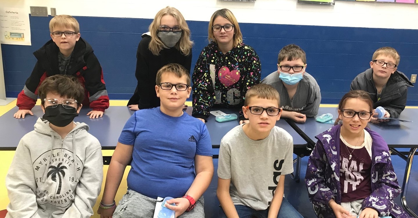 Students receive glasses through Vision To Learn 