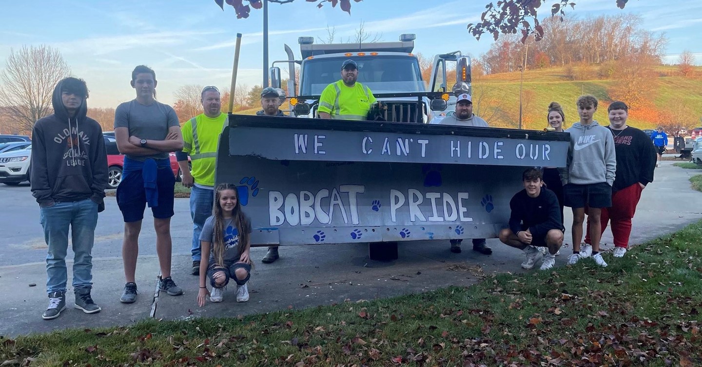 Can&#39;t Hide Bobcat Pride snow blade