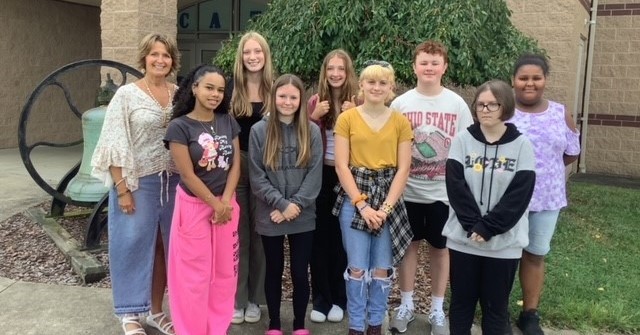 Art Students who showed work at Salt Fork Arts and Crafts Festival