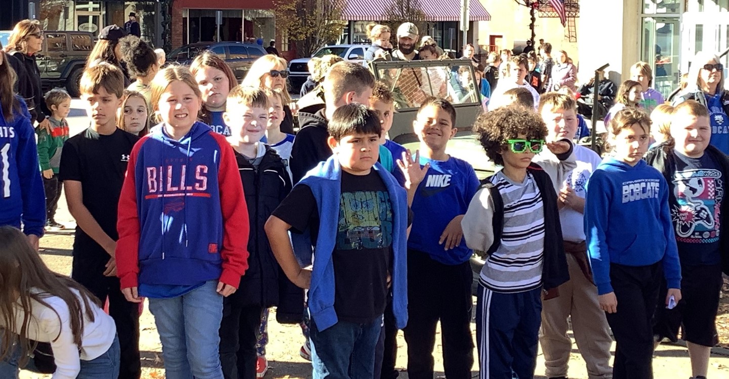 CIS Students at Veterans Day Parade