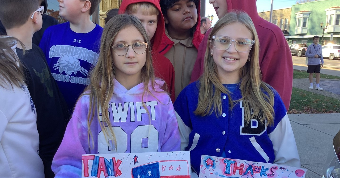 CMS Students at Veterans Day Parade